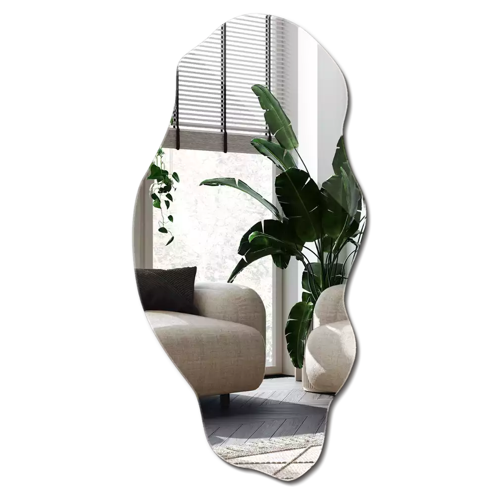 Nietypowe lustro ścienne jako oryginalna dekoracja