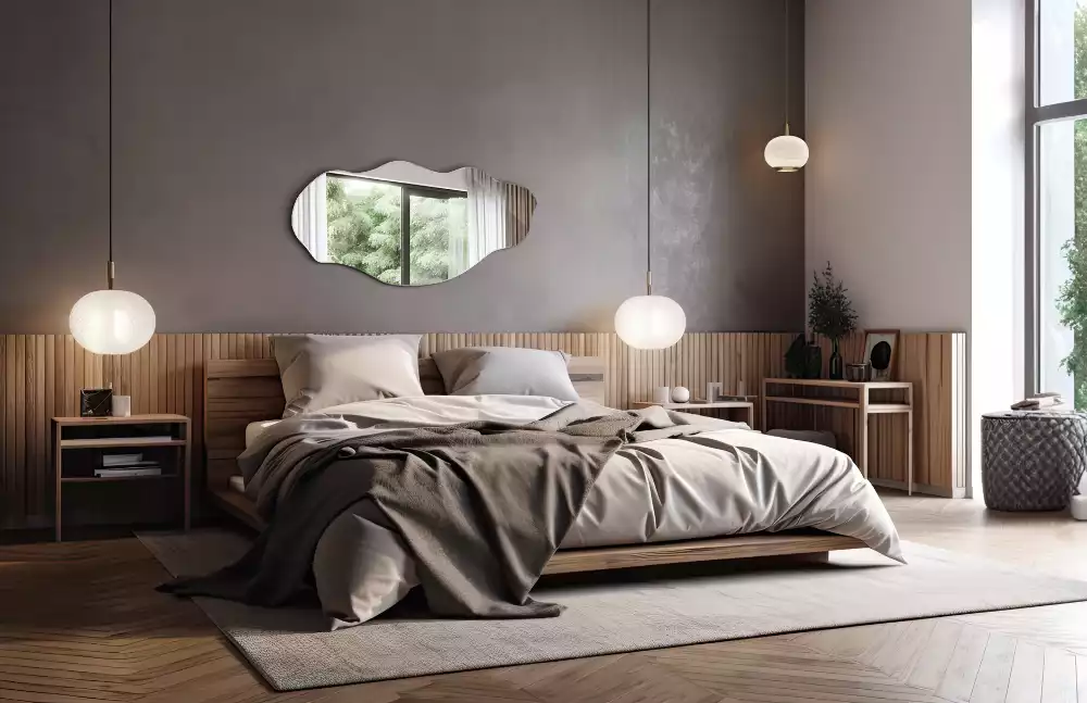 Nietypowe lustro ścienne jako oryginalna dekoracja