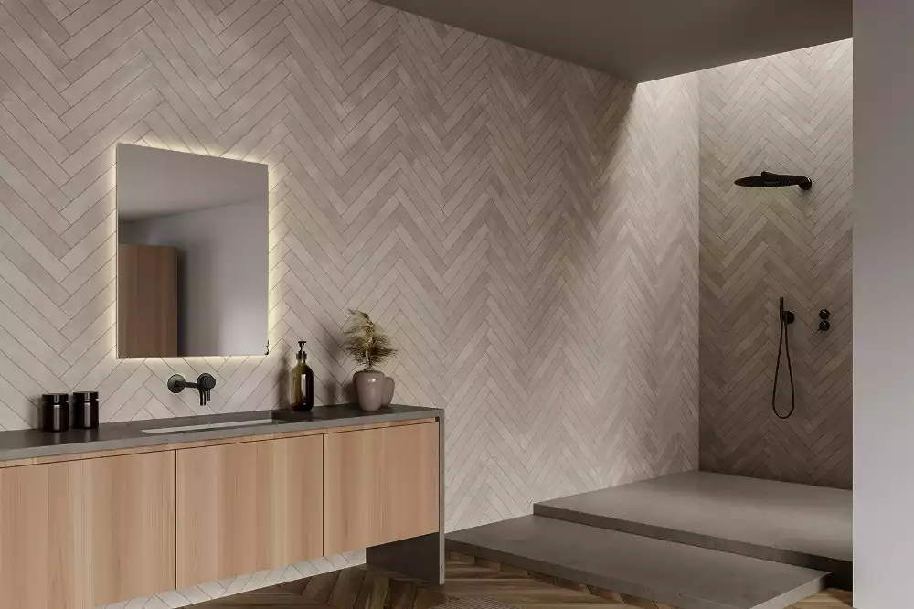 Lustro kwadratowe nowoczesne LED