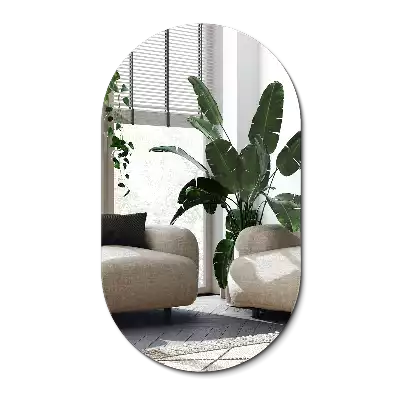 Lustro owalne klasyczne do powieszenia