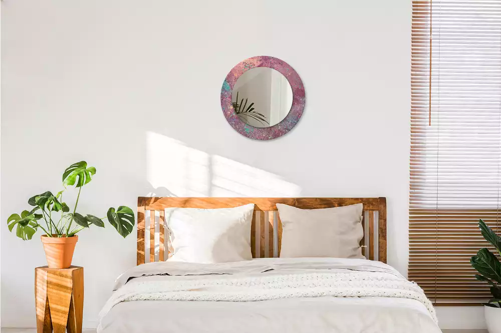 Lustro ścienne dekoracyjne w motywie „Festiwal kolorów”