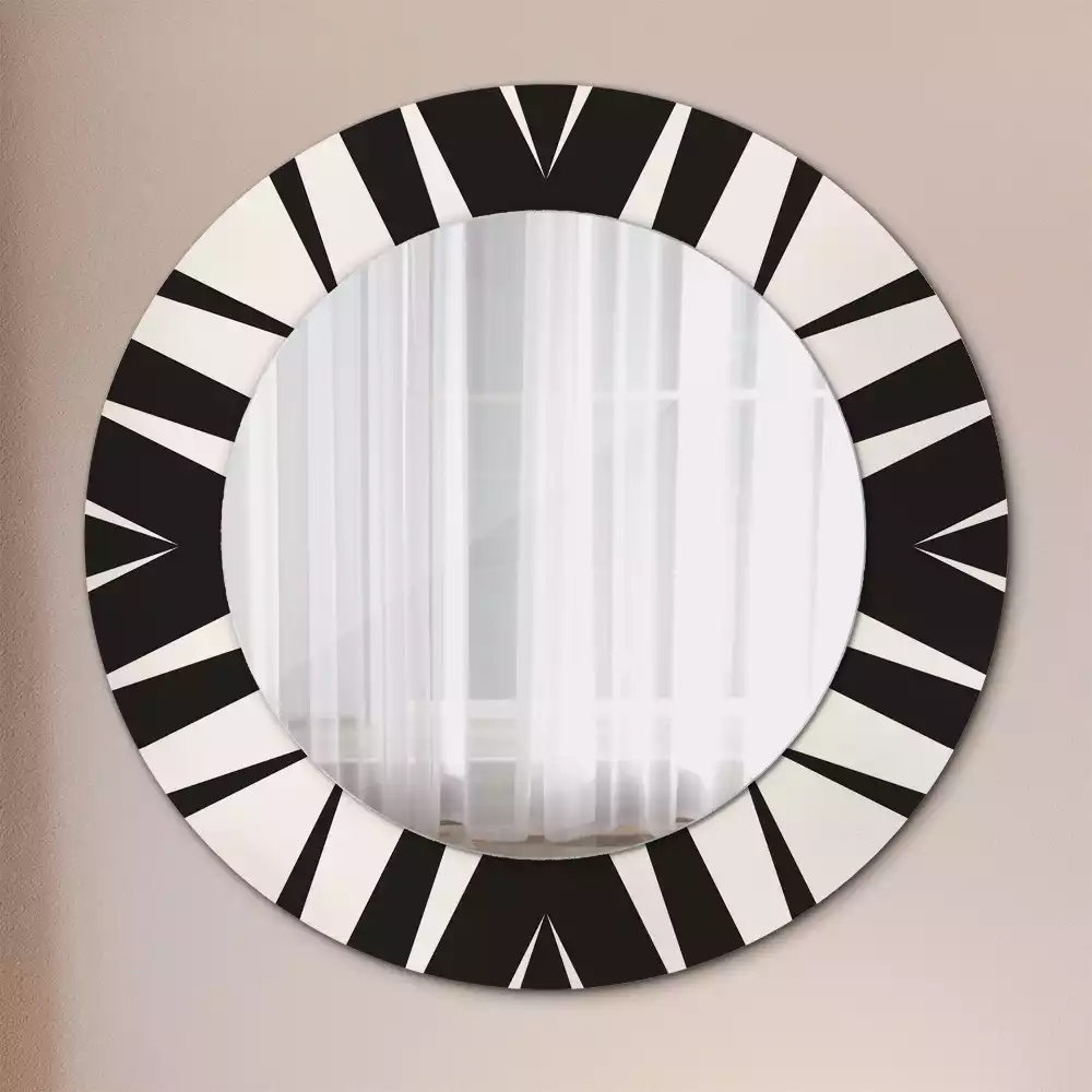 Lustro ścienne dekoracyjne w stylu abstrakcyjnej geometrii