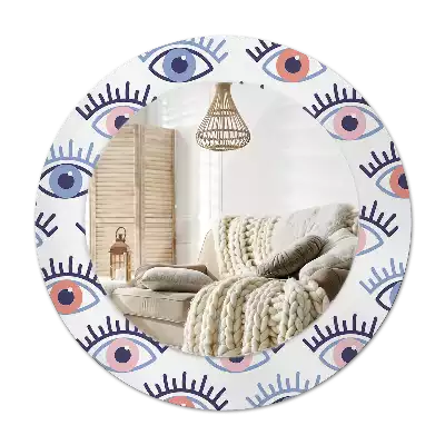 Lustro ścienne dekoracyjne w kształcie oka