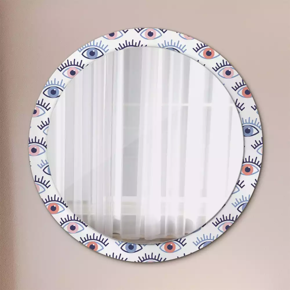 Lustro ścienne dekoracyjne w kształcie oka