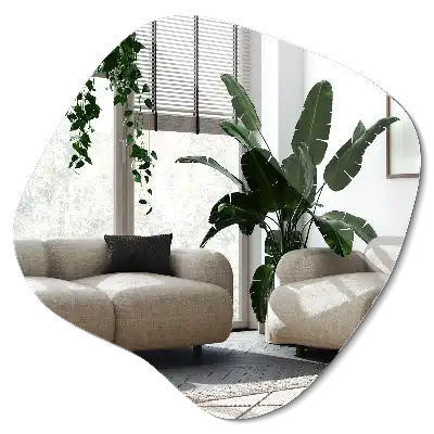 Lustro plama dekoracyjne efektowny dodatek