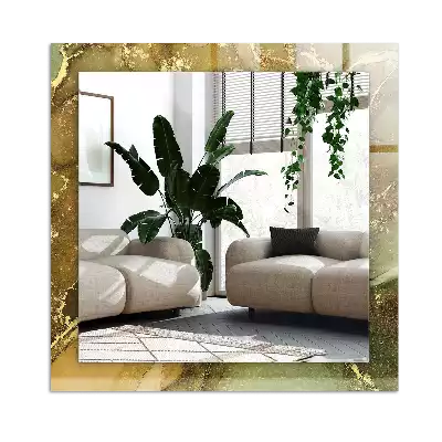 Lustro dekoracyjne w stylistyce abstrakcyjnej