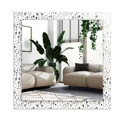 Lustro dekoracyjne prostokątne z nadrukiem 