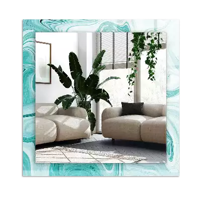 Lustro dekoracyjne prostokątne Abstrakcyjny wzór marmuru