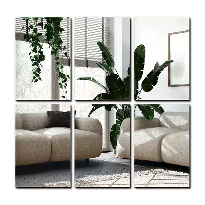 Samoprzylepne prostokątne płytki lustrzane